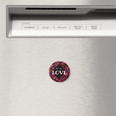 Aimant Love Bug & Cute Hearts Motif (In Situ (Lave-vaisselle))