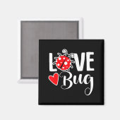 Aimant Love Bug Cute Valentine's Day Party Ladybug  (Recto/Verso)