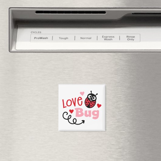 Aimant Love Bug Ladybug (In Situ (Lave-vaisselle))