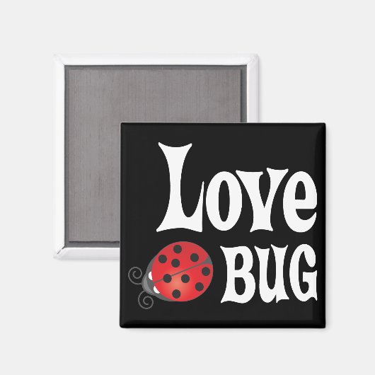 Aimant Love Bug - Ladybug (Recto/Verso)