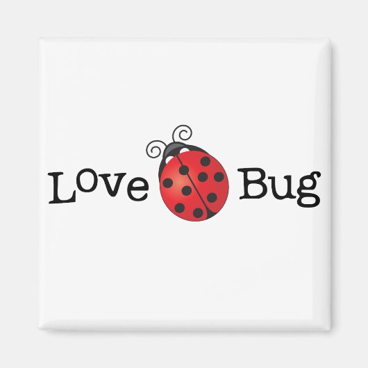 Aimant Love Bug - Ladybug (Devant)