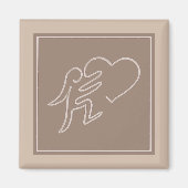 AIMANT LOVE (CACAO) (Devant)