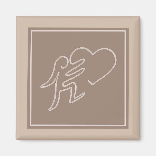 AIMANT LOVE (CACAO) (Devant)