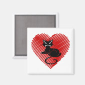 Aimant Love Cats (Recto/Verso)