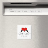 Aimant Love Connection USB Enregistrer l'aimant de date, (In Situ (Lave-vaisselle))