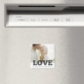 Aimant Love Custom Photo Wedding Favor (In Situ (Lave-vaisselle))