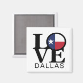 Aimant LOVE Dallas (Recto/Verso)