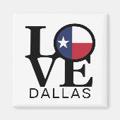 Aimant LOVE Dallas (Devant)