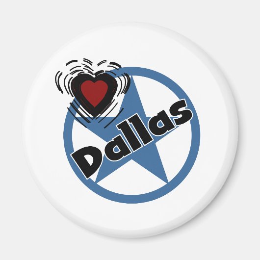 Aimant Love Dallas (Devant)