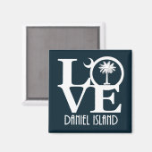 Aimant LOVE Daniel Island SC (Recto/Verso)