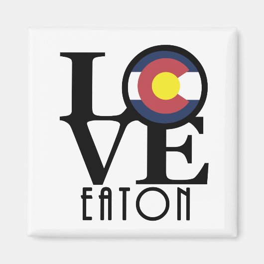 Aimant LOVE Eaton Colorado (Devant)