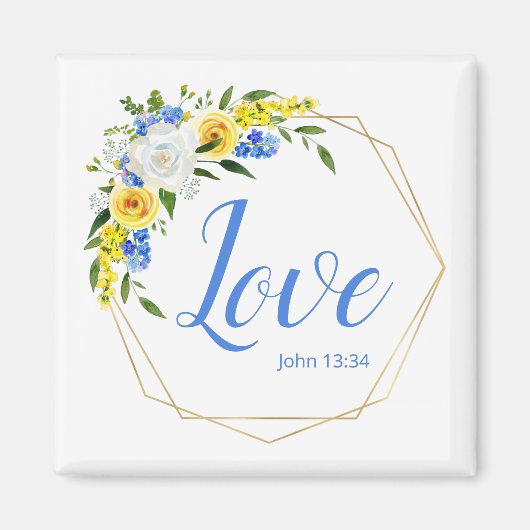 Aimant Love Floral (Devant)