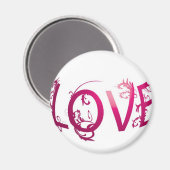 Aimant Love Globe (Recto/Verso)