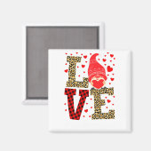 Aimant Love Gnome Teacher Squad Valentines Day Teacher St (Recto/Verso)