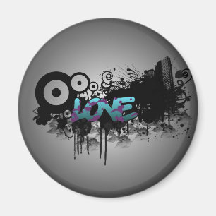 Aimant LOVE Graffiti