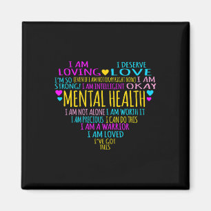 Aimant Love Heart Facts Soutien en santé mentale