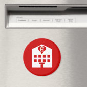 Aimant Love Hotel Japanese Emoji (In Situ (Lave-vaisselle))