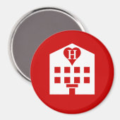 Aimant Love Hotel Japanese Emoji (Recto/Verso)