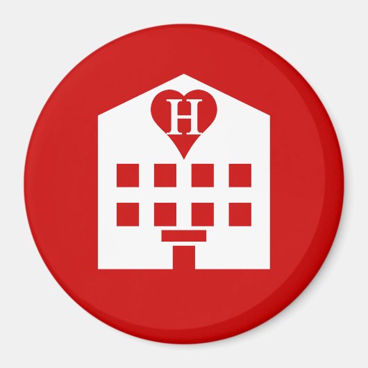 Aimant Love Hotel Japanese Emoji (Devant)