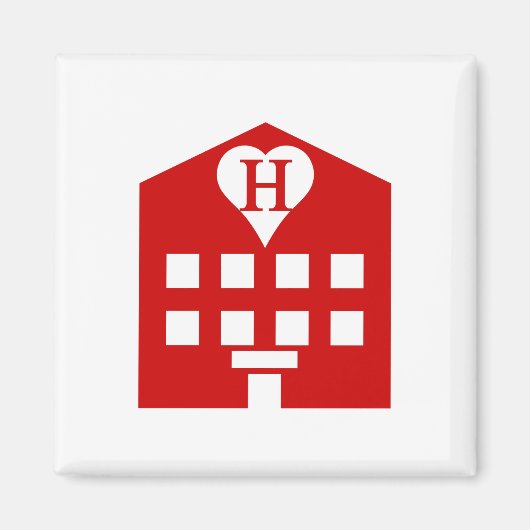 Aimant Love Hotel Japanese Emoji (Devant)