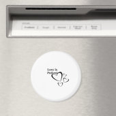 Aimant Love Is Patient Calm Aesthetic  (In Situ (Lave-vaisselle))