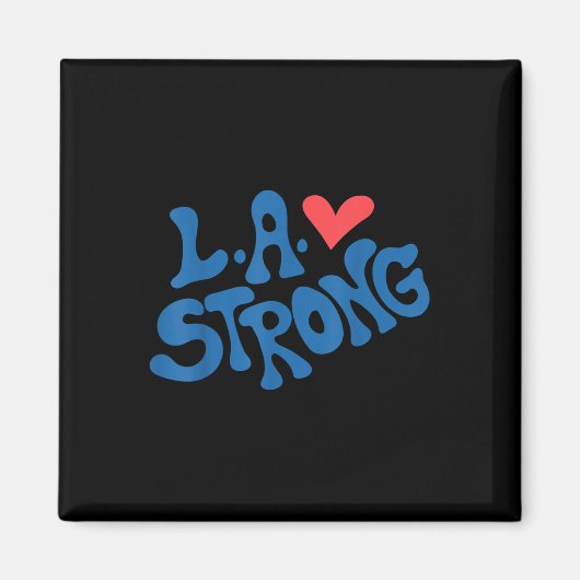 Aimant Love La Heart Los Angeles Solide Supportive (Devant)