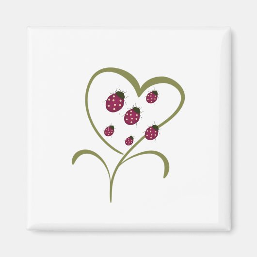 Aimant Love Ladybugs (Devant)