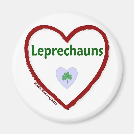 Aimant Love Leprechauns (Devant)
