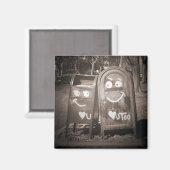 Aimant love mailboxes : i heart you (Recto/Verso)