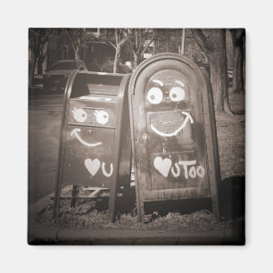 Aimant love mailboxes : i heart you