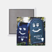 Aimant love mailboxes : vous m'avez manqué (Recto/Verso)