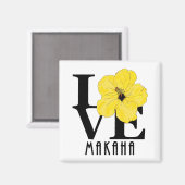 Aimant LOVE Makaha Hawaii (Recto/Verso)