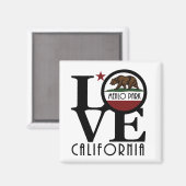 Aimant LOVE Menlo Park Californie (Recto/Verso)