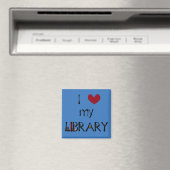 Aimant Love My Library - Changer de couleur (In Situ (Lave-vaisselle))