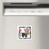 Aimant Love My Yorkshire Terrier (In Situ (Lave-vaisselle))