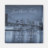 Aimant Love Never Fails Save the Date NYC Theme (Devant)