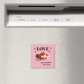 Aimant Love One Chocolate at a Time Drôle Citation (In Situ (Lave-vaisselle))