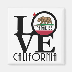 Aimant LOVE Paradise Californie