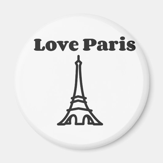 Aimant Love Paris (Devant)
