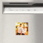 Aimant Love photo ajouter nom est. Date année couple mari (In Situ (Lave-vaisselle))