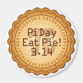 Aimant Love Pi Day, 14 mars ? Mange PIE (Devant)
