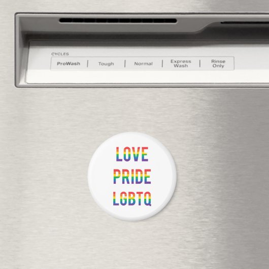 Aimant Love Pride LGBTQ (In Situ (Lave-vaisselle))