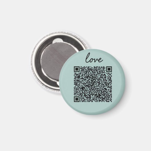 Aimant Love QR Code (Recto/Verso)
