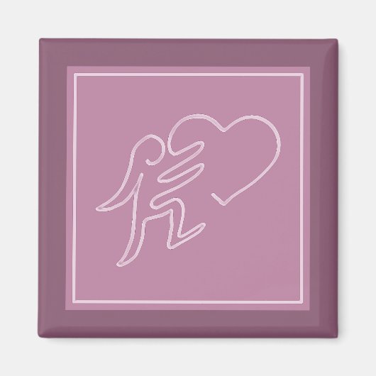 AIMANT LOVE (RASPBERRY) (Devant)