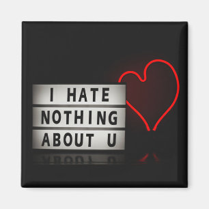 Aimant Love Red lights Posters basés sur l'esthétique A