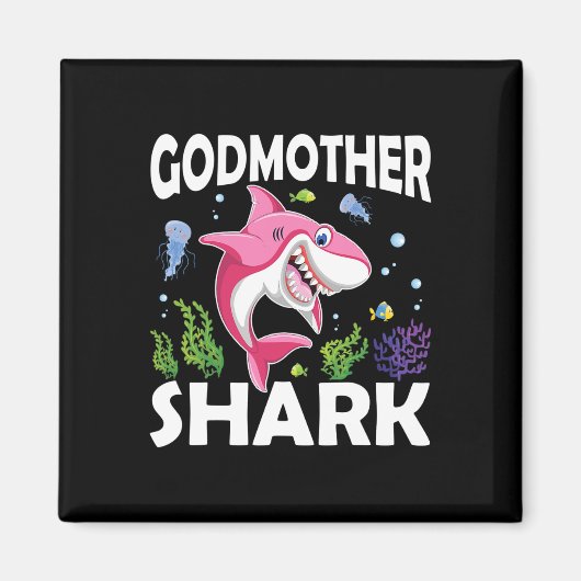 Aimant Love Smile Nice Poisson Godmère Requin Dans La Mer (Devant)