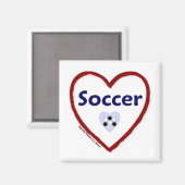 Aimant Love Soccer (Recto/Verso)
