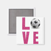 Aimant Love Soccer (Recto/Verso)