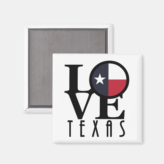 Aimant LOVE Texas (Recto/Verso)