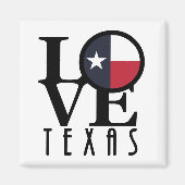Aimant LOVE Texas (Devant)